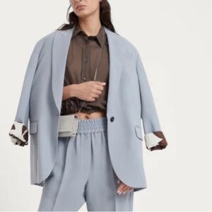 Brunello Cucinelli blazer . SS2023 collection, like new, light blue, size 42